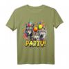 Wolf-Party-Crew zum Geburtstag mit heulenden Wölfen - Perfektes T-Shirt für Wolf-Liebhaberinnen und Wolf-Motto Partys