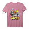 Wolf-Party-Crew zum Geburtstag mit heulenden Wölfen - Perfektes T-Shirt für Wolf-Liebhaberinnen und Wolf-Motto Partys