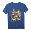Wolf-Party-Crew zum Geburtstag mit heulenden Wölfen - Perfektes T-Shirt für Wolf-Liebhaberinnen und Wolf-Motto Partys