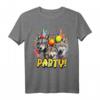 Wolf-Party-Crew zum Geburtstag mit heulenden Wölfen - Perfektes T-Shirt für Wolf-Liebhaberinnen und Wolf-Motto Partys