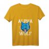 Damen Alpha Wolf Wolf Pack T-Shirt mit V-Ausschnitt – Wolfsfamilien-Design für Wolfsliebhaber und Naturfans