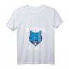 Damen Alpha Wolf Wolf Pack T-Shirt mit V-Ausschnitt – Wolfsfamilien-Design für Wolfsliebhaber und Naturfans