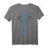 Wölfe Odin Geri Freki Norse Paganism Vegvisir Wotansknoten T-Shirt – Perfektes Geschenk für Wikinger- und Mythologie-Fans zu Weihnachten, Geburtstag oder Julfest