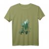 Damen Tiermotiv Silhouette T-Shirt mit Wolfsilhouette & Bärenmotiv – Perfekt als Geschenk für Naturliebhaber zu Geburtstag und Weihnachten