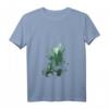 Damen Tiermotiv Silhouette T-Shirt mit Wolfsilhouette & Bärenmotiv – Perfekt als Geschenk für Naturliebhaber zu Geburtstag und Weihnachten