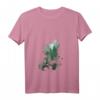 Damen Tiermotiv Silhouette T-Shirt mit Wolfsilhouette & Bärenmotiv – Perfekt als Geschenk für Naturliebhaber zu Geburtstag und Weihnachten