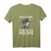 Just A Girl Who Loves Wolves - Lustiges Wölfe Wolf Kostüm T-Shirt für Frauen, Mädchen & Wolf Fans, Geschenk für Geburtstag & Weihnachten
