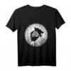 Vegvisir Wikinger Kompass & Fenrir Wolf T-Shirt – Nordische Mythologie, Wikinger & Okkultismus Design für Krieger des Nordens
