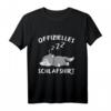 Offizielles Schlafshirt Wolf – Lustiges Pyjama T-Shirt für Damen und Herren, Perfekt für Morgenmuffel & Langschläfer als Geschenk