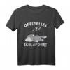 Offizielles Schlafshirt Wolf – Lustiges Pyjama T-Shirt für Damen und Herren, Perfekt für Morgenmuffel & Langschläfer als Geschenk