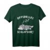 Offizielles Schlafshirt Wolf – Lustiges Pyjama T-Shirt für Damen und Herren, Perfekt für Morgenmuffel & Langschläfer als Geschenk