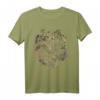 Outdoor Survival Bushcraft Messer mit Wolf Geschenk T-Shirt – Trendiges Motiv für Natur- und Outdoor-Liebhaber, Camper & Abenteurer