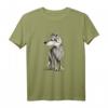 Lustiges Wolf T-Shirt mit Comic Motiv - Tier Funshirt für Kinder, Teens, Damen & Herren als Geschenkidee zu Weihnachten & Geburtstag