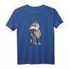 Lustiges Wolf T-Shirt mit Comic Motiv - Tier Funshirt für Kinder, Teens, Damen & Herren als Geschenkidee zu Weihnachten & Geburtstag