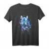 Kinder Wolf Wolf Frauen Wolf Mädchen Wolf Kostüm Liebe Wolf T-Shirt – Lustiges Wolfshemd für Wolfsbesitzer, Geburtstags- und Weihnachtsgeschenke für Wolfsliebhaber
