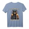 Lustiges Wolf Kaffee T-Shirt - Ganz dünnes Eis! Sarkastisches Spruchshirt für Morgenmuffel und Tierliebhaber als Geschenkidee