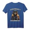 Lustiges Wolf Kaffee T-Shirt - Ganz dünnes Eis! Sarkastisches Spruchshirt für Morgenmuffel und Tierliebhaber als Geschenkidee