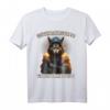 Lustiges Wolf Kaffee T-Shirt - Ganz dünnes Eis! Sarkastisches Spruchshirt für Morgenmuffel und Tierliebhaber als Geschenkidee