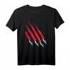 Werwolf Tatzen Krallen Blutig Halloween Kostüm - Horror Wolf T-Shirt für Gruselpartys, Fasching & Day of the Dead