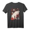 Japanese Floral Wolf T-Shirt - Klassisch geschnitten mit Blumenmotiv und langlebiger Verarbeitung