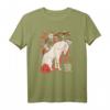 Japanese Floral Wolf T-Shirt - Klassisch geschnitten mit Blumenmotiv und langlebiger Verarbeitung