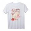 Japanese Floral Wolf T-Shirt - Klassisch geschnitten mit Blumenmotiv und langlebiger Verarbeitung