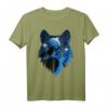 HapFrog T-Shirt mit Wolf Motiv - Klassisch geschnitten, hochwertig, ideal als Geburtstagsgeschenk für Natur- und Tierliebhaber