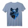 HapFrog T-Shirt mit Wolf Motiv - Klassisch geschnitten, hochwertig, ideal als Geburtstagsgeschenk für Natur- und Tierliebhaber