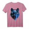 HapFrog T-Shirt mit Wolf Motiv - Klassisch geschnitten, hochwertig, ideal als Geburtstagsgeschenk für Natur- und Tierliebhaber