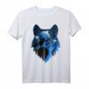 HapFrog T-Shirt mit Wolf Motiv - Klassisch geschnitten, hochwertig, ideal als Geburtstagsgeschenk für Natur- und Tierliebhaber