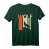 Lustiges Retro Wolf T-Shirt Geschenk für Tierliebhaber – Ideal für Weihnachten, Geburtstag, Valentinstag, Vatertag & Muttertag