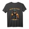 Bevor Du Fragst Nein! Lustiges Wolf Sarkasmus T-Shirt – Ideale Geschenkidee für Morgenmuffel, Kollegen und Wölfe-Fans mit Humor