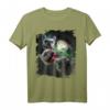 3 Französische Bulldogge Hund Mond, Wolfshunde, Wölfe heulen T-Shirt – Klassisch geschnitten, ideal für Hundeliebhaber & Wölfe Fans