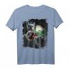 3 Französische Bulldogge Hund Mond, Wolfshunde, Wölfe heulen T-Shirt – Klassisch geschnitten, ideal für Hundeliebhaber & Wölfe Fans
