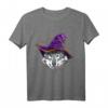 Wolf Hexenhut Lustig Halloween Wolf Lover Whisperer T-Shirt – Gruseliges Kostüm für Wolfsliebhaber, Hexen- und Zauberfans, Kinder & Erwachsene