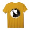 Yin Yang Wölfe Geschenk Wolf T-Shirt – Trendiges Spirituelles T-Shirt für Wolfs- und Yin & Yang-Fans als Weihnachts- oder Geburtstagsgeschenk