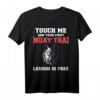 Lustiges Muay Thai T-Shirt - Thai Boxen Kickboxen Wolf Design für Männer, Frauen & Kinder - Perfektes Kampfsport Geschenk