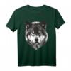 Wolfskopf - Wolfsliebhaber T-Shirt mit Wolf Design für Tierliebhaber & Naturliebhaber