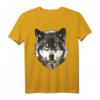 Wolfskopf - Wolfsliebhaber T-Shirt mit Wolf Design für Tierliebhaber & Naturliebhaber
