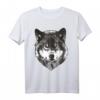 Wolfskopf - Wolfsliebhaber T-Shirt mit Wolf Design für Tierliebhaber & Naturliebhaber