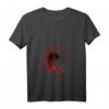 Wikinger Symbol Blood Wolf T-Shirt für Vikings Fans mit V-Ausschnitt – Perfektes Geschenk für Wikinger-Liebhaber, Ragnar, Lagertha & Mythologie Enthusiasten