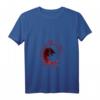Wikinger Symbol Blood Wolf T-Shirt für Vikings Fans mit V-Ausschnitt – Perfektes Geschenk für Wikinger-Liebhaber, Ragnar, Lagertha & Mythologie Enthusiasten