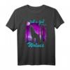 Just a Girl Who Loves Wolves - Wolf-Shirt für Mädchen und Frauen, perfektes Geschenk für Wolfsliebhaber zu Geburtstag, Weihnachten & mehr