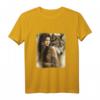 Frau und grauer Wolf Fantasy Tank Top - Tier Geschenkidee für Wolf Liebhaber und Fantasy-Design Fans