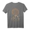 WOLF ODINS - Nordische Mythologie & Wikinger T-Shirt mit Vegvisir, Geri & Freki - Geschenk für Wikingerfans