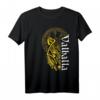 Walhalla Wolf Maske Odin Runen Nordischer Kompass Wikinger T-Shirt – Kreatives Geschenk für Wikinger Fans & Nordische Mythologie Liebhaber