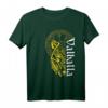 Walhalla Wolf Maske Odin Runen Nordischer Kompass Wikinger T-Shirt – Kreatives Geschenk für Wikinger Fans & Nordische Mythologie Liebhaber