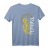 Walhalla Wolf Maske Odin Runen Nordischer Kompass Wikinger T-Shirt – Kreatives Geschenk für Wikinger Fans & Nordische Mythologie Liebhaber