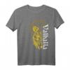 Walhalla Wolf Maske Odin Runen Nordischer Kompass Wikinger T-Shirt – Kreatives Geschenk für Wikinger Fans & Nordische Mythologie Liebhaber