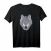 Wolfskopf Wolf Cooles Tier T-Shirt – Geschenk für Wolfsliebhaber, Naturschützer & Tierschützer, klassisch geschnitten